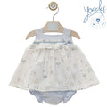 Yoedu | Miniabito con coulotte celeste