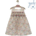 Yoedu | Abito fiori malva bambina