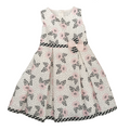 Abito rosa nero bambina