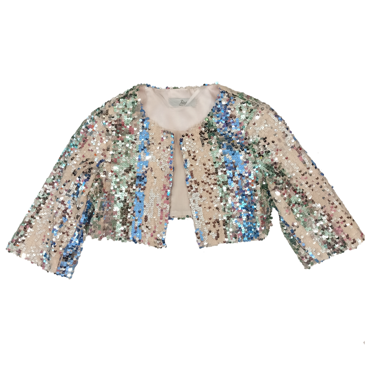 Petit | Giacchino bambina paillettes multicolor