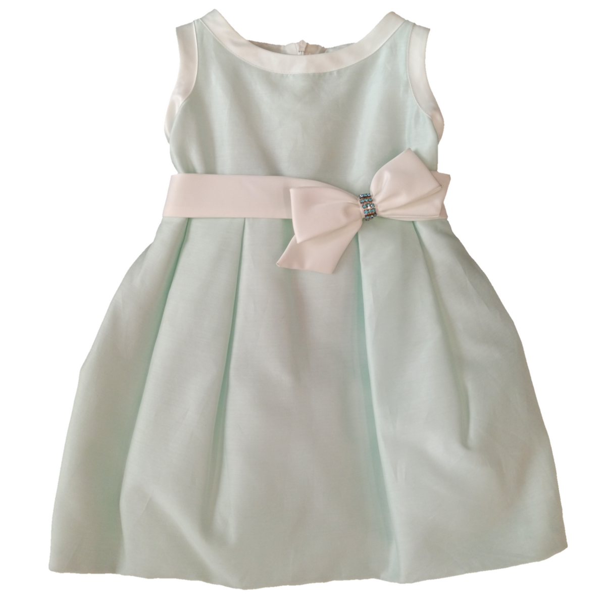 Modì | Abito cerimonia bambina verde tiffany