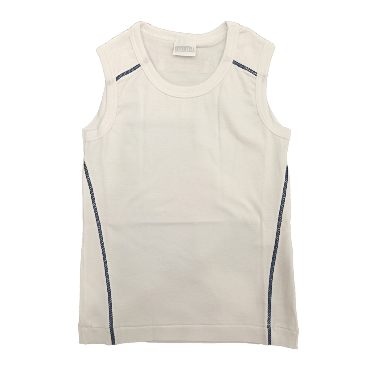 La Perla | Canotta bianca blu bambino