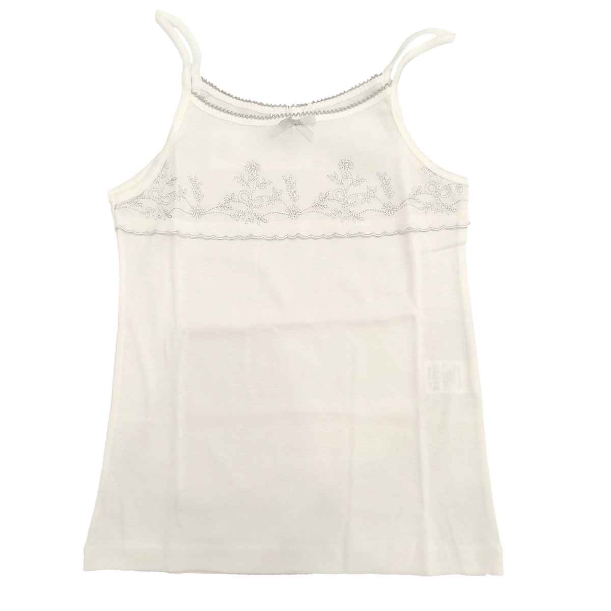 La Perla | Canotta intima bianca grigia bambina