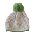Bebè di Almy | Cappello neonato lana miele verde
