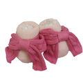 Bebè di Almy | Scarpine rosa fragola fiocco