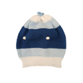 Piccola Giuggiola | Cappellino cotone bianco azzurro Poldo