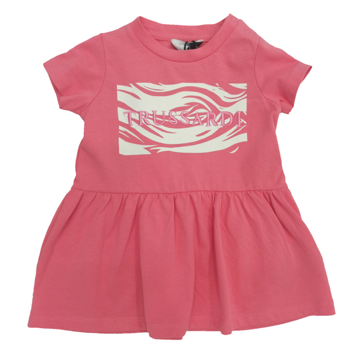 Trussardi | Vestito jersey rosa neonata