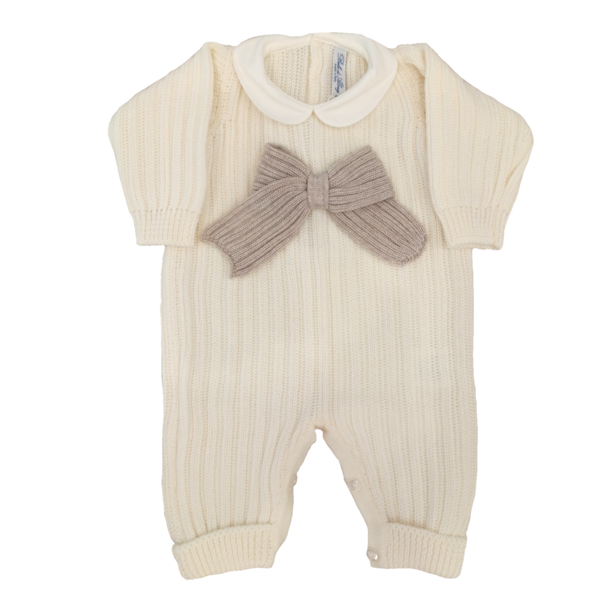 Bebè di Almy | Tutina lana panna miele