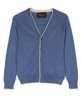 Trussardi | Cardigan azzurro beige bambino