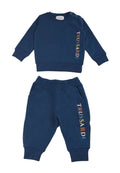 Trussardi | Tuta garzata azzurra girocollo