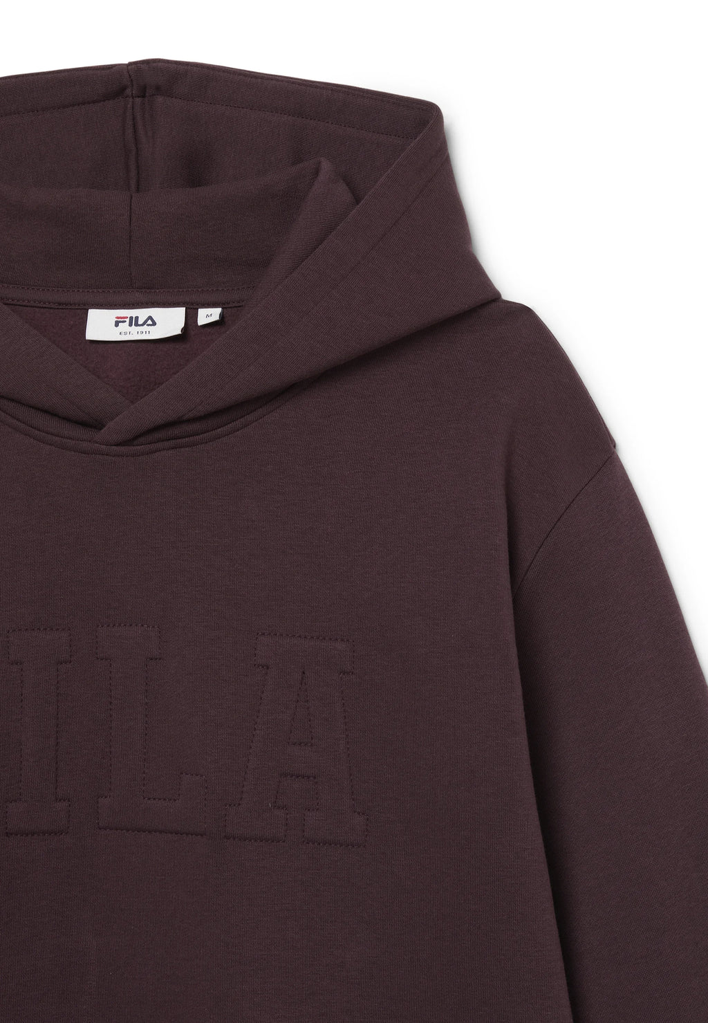 Fila | Felpa burgundy cappuccio