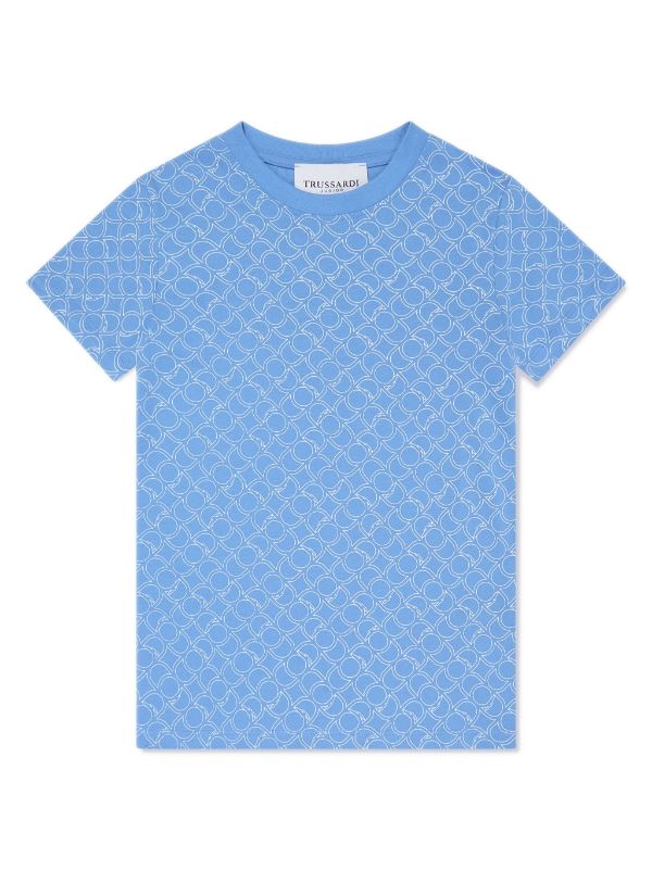 Trussardi | T-shirt azzurra ragazzo