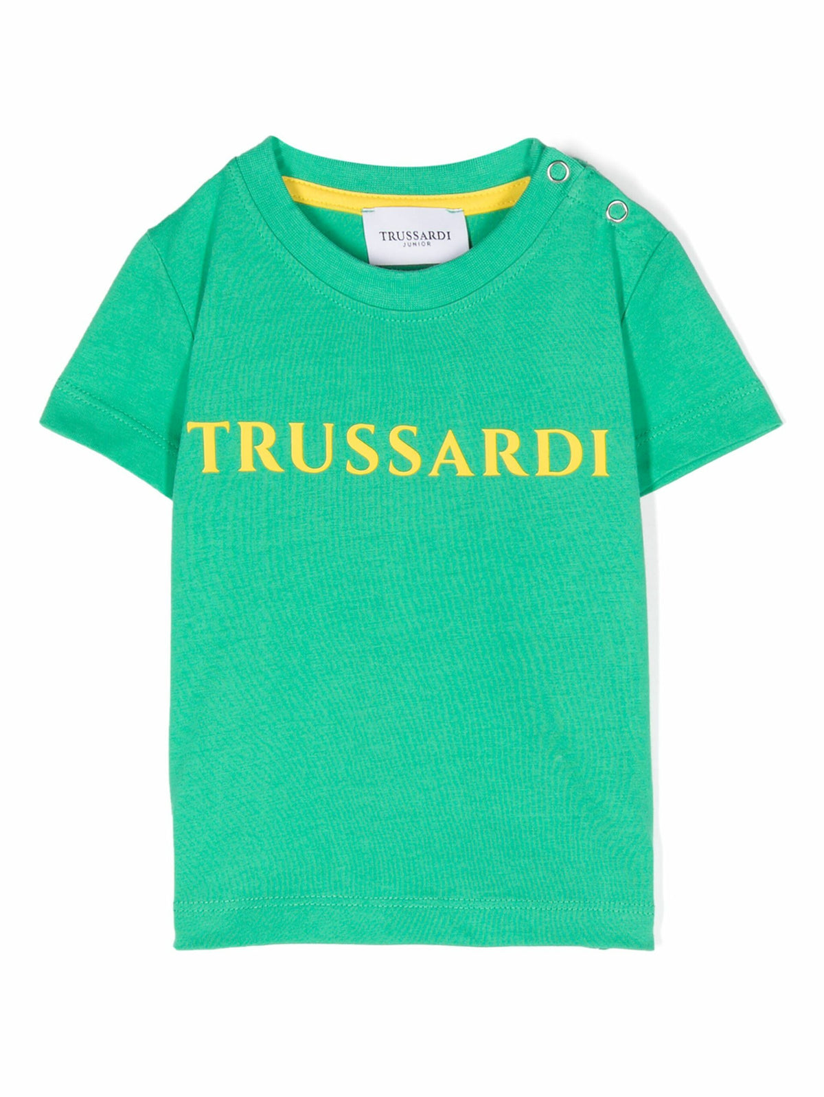 Trussardi | T-shirt verde gialla
