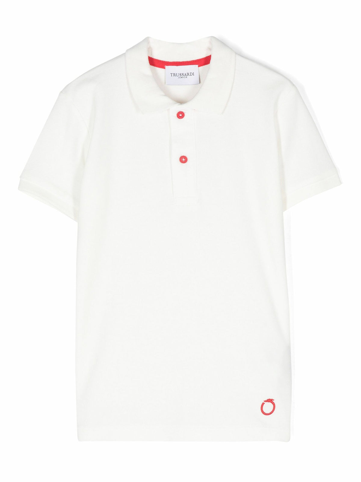Trussardi | Polo bianca rossa