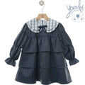 Yoedu | Abito gessato blu Nieves