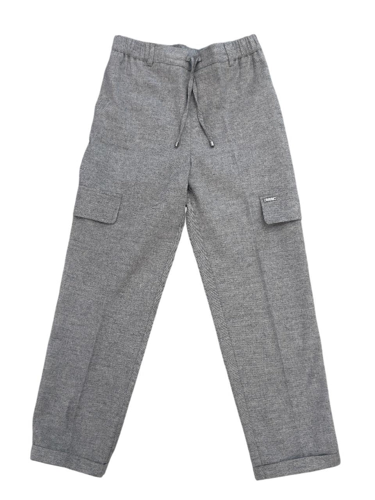 Kocca | Pantalone cargo spigato ghiaccio