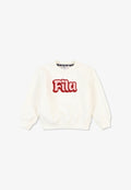 Fila | Felpa panna logo rosa