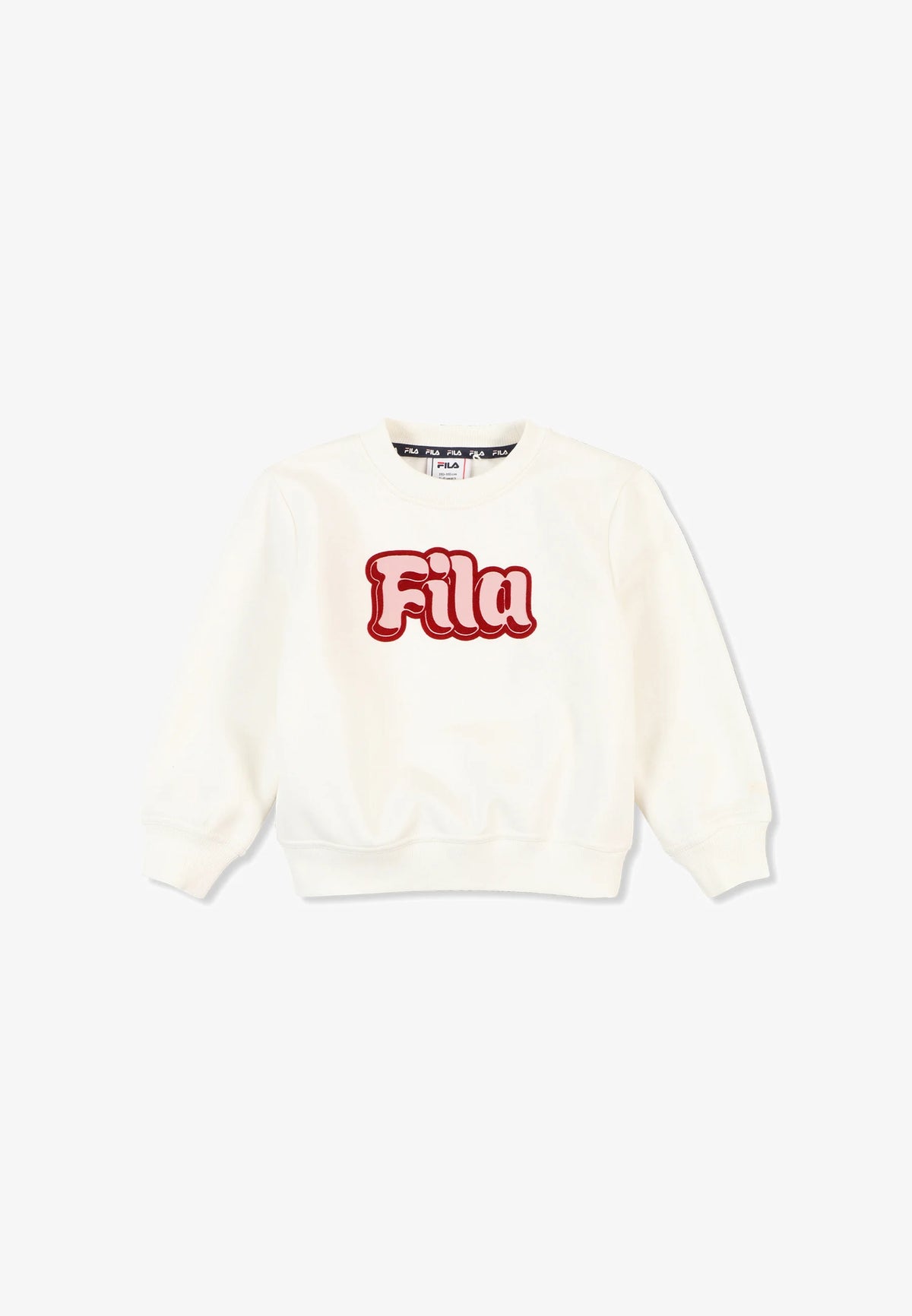 Fila | Felpa panna logo rosa