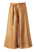 Patrizia Pepe | Pantalone palazzo bronzo bambina