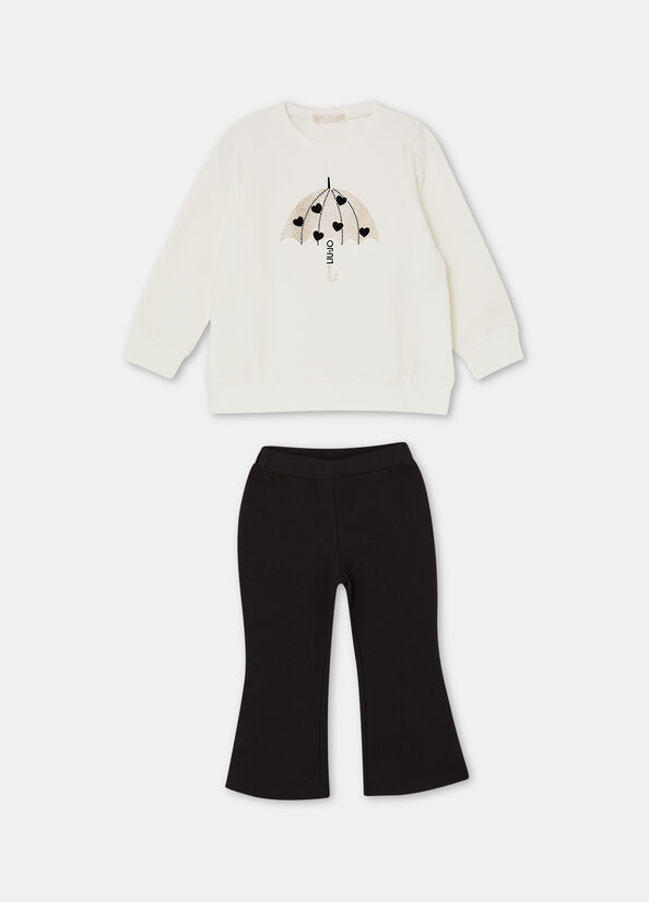 Liujo | Completo felpa + pantalone a zampa