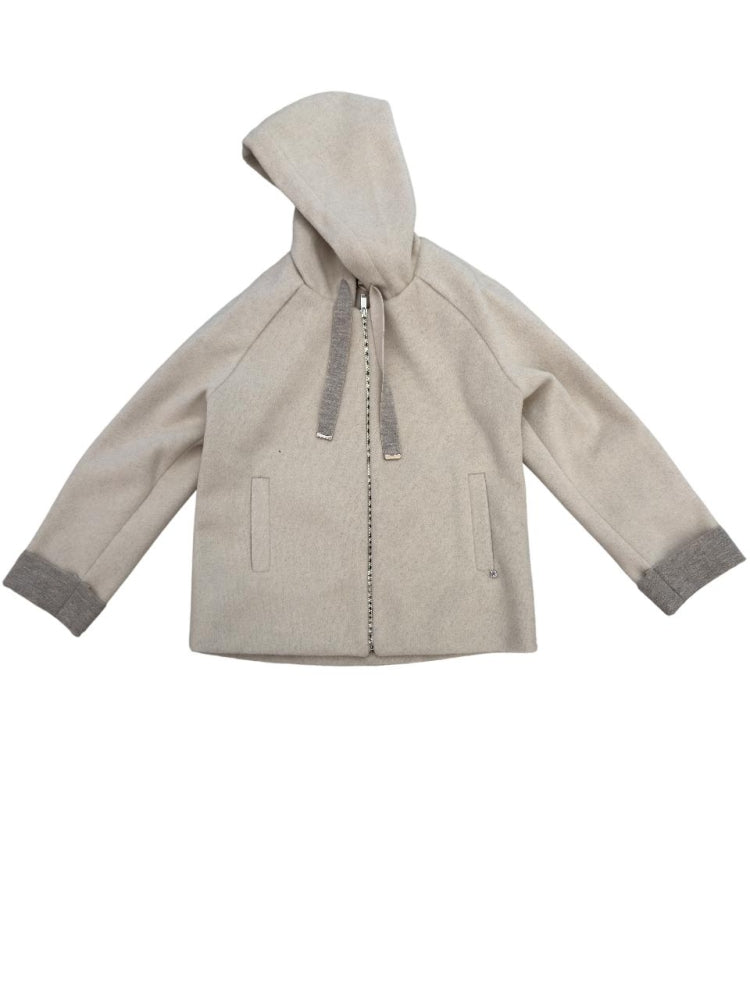 Kocca | Cappotto panna cappuccio