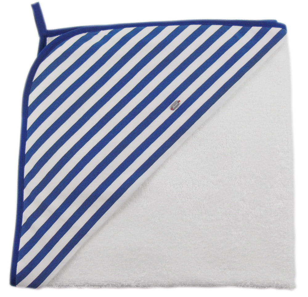 Ninnaoh | Accappatoio neonato azzurro righe