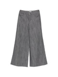 Liujo | Pantalone palazzo grigio strass