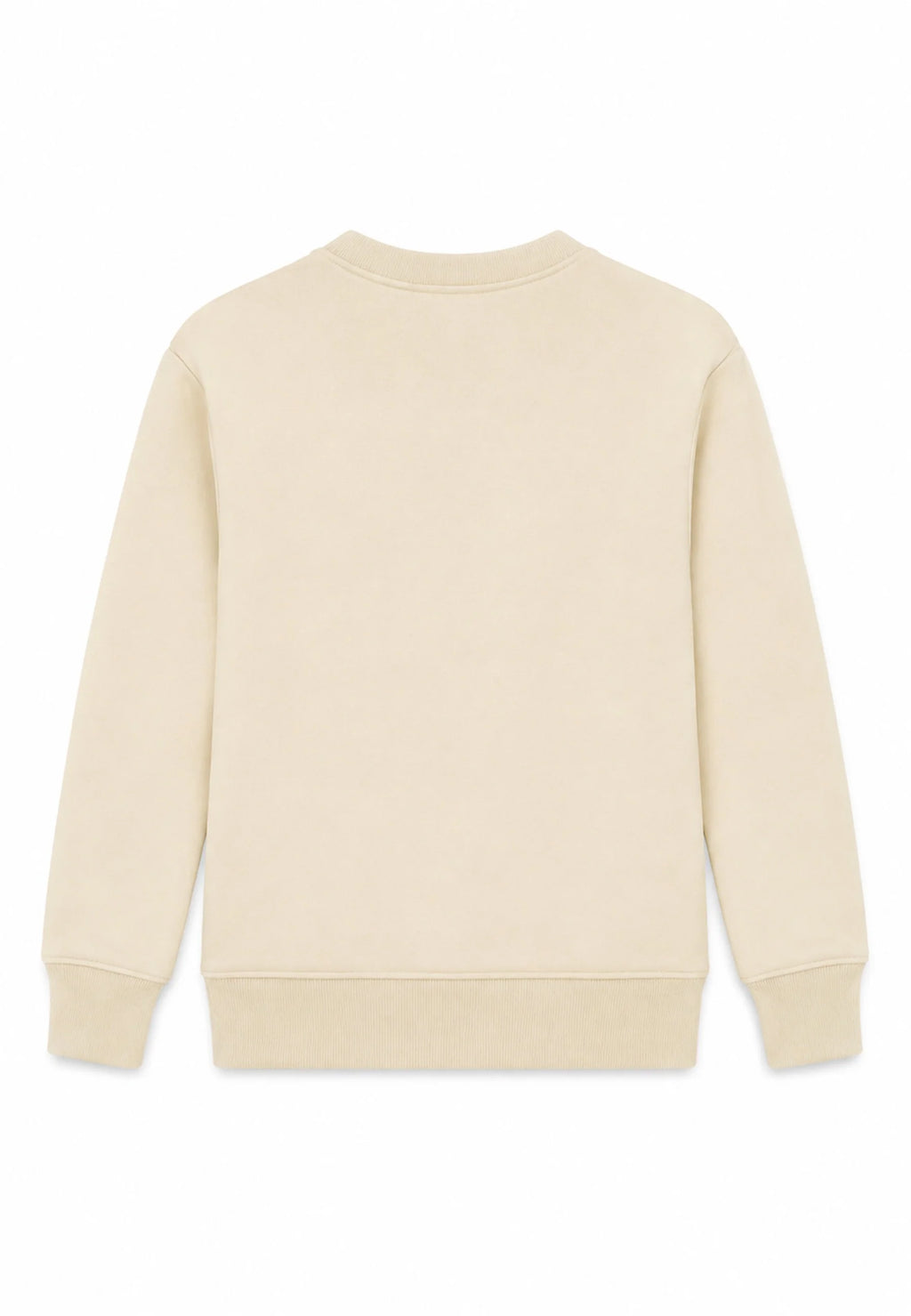 Barrow | Felpa beige orso girocollo
