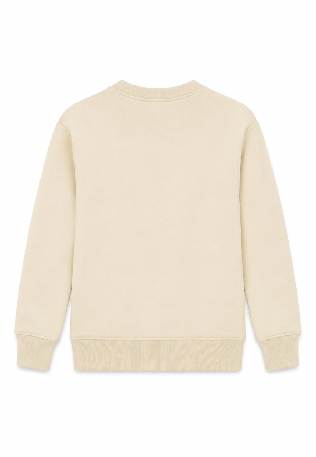 Barrow | Felpa beige orso girocollo