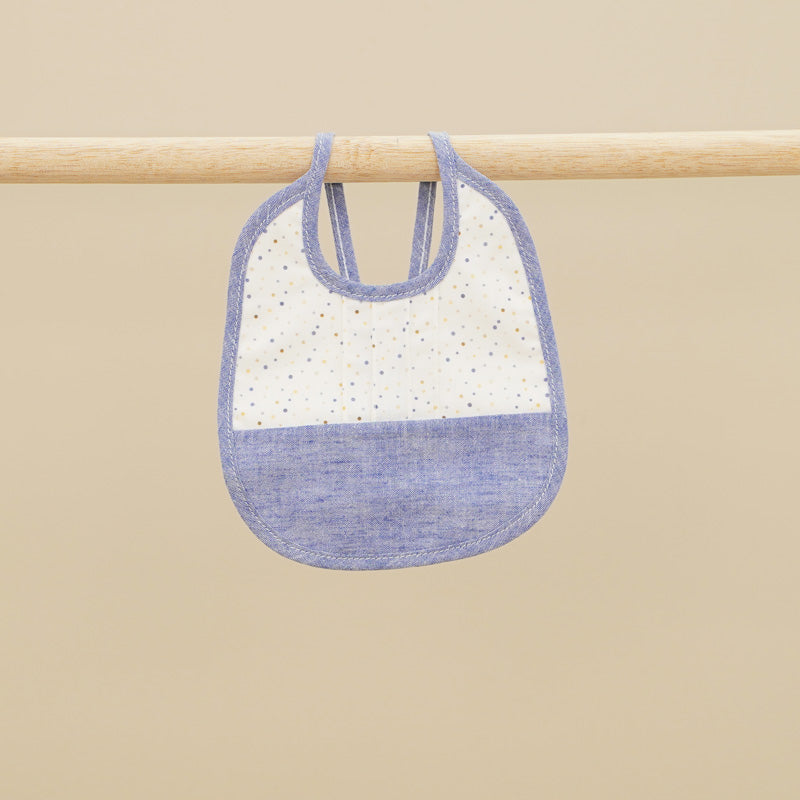 Ninnaoh | Bavetta bianca azzurra pois