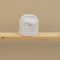 Ninnaoh | Cappellino neonata bianco fiorellini colorati