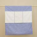 Piumoncino sfoderabile cotone neonato azzurro pois Ninnaoh