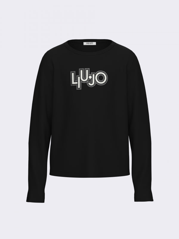 LiuJo | T-shirt m/l nera ragazza