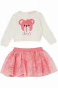 Liujo | Completo neonata maglione + gonna tulle Camelia