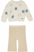 Liujo | Completo neonata maglione + pantalone lurex