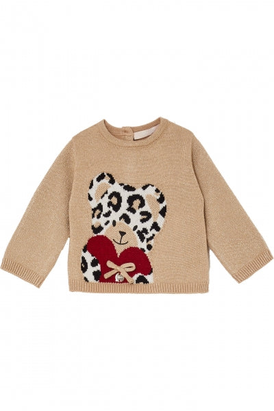 Liujo | Maglione orsetto maculato