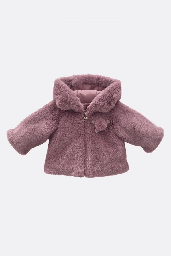 LiuJo | Pellicciotto malva neonata