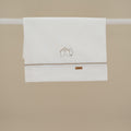 Ninnaoh | Lenzuolo bianco beige casetta