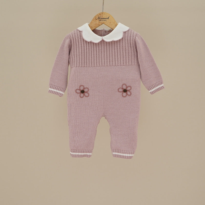 Ninnaoh | Set nascita panna rosa fiori