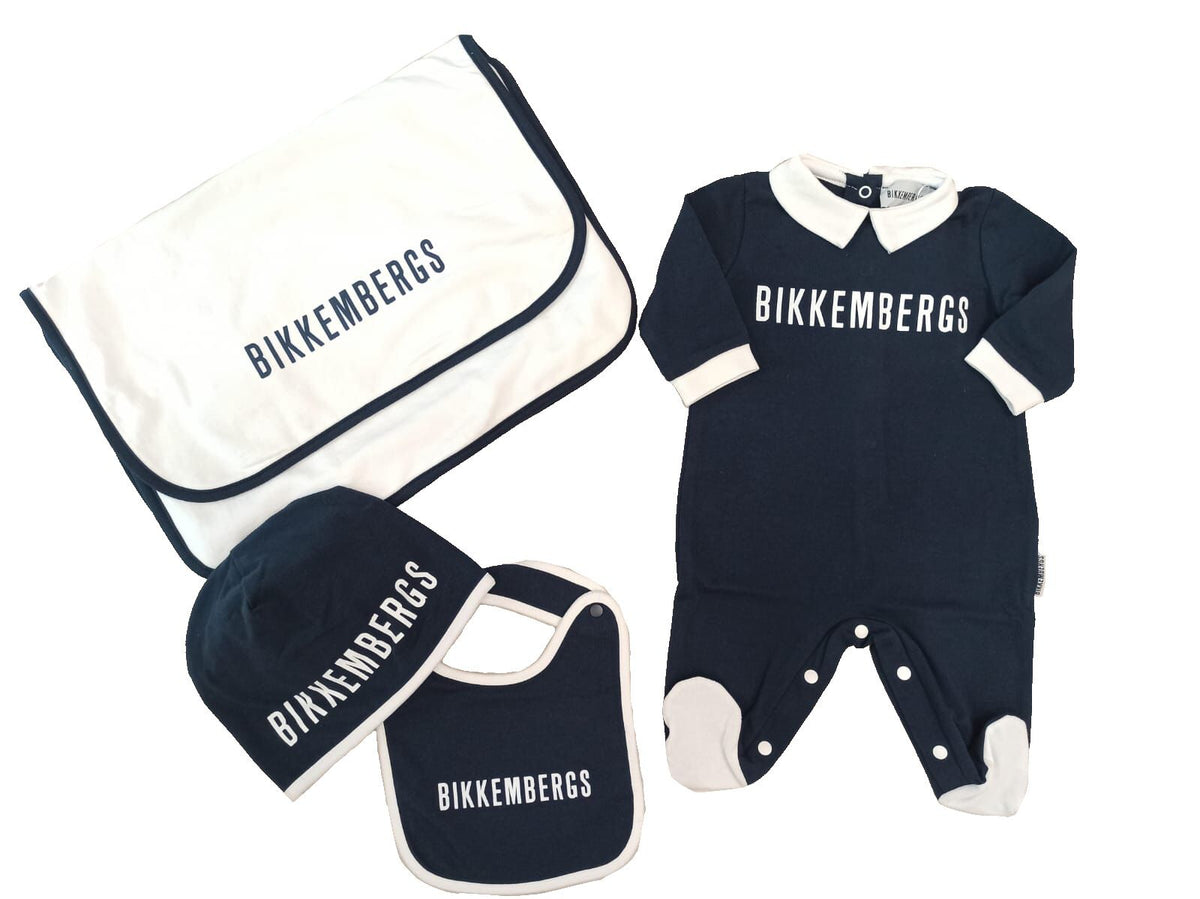 Bikkembergs | Set nascita bianco blu