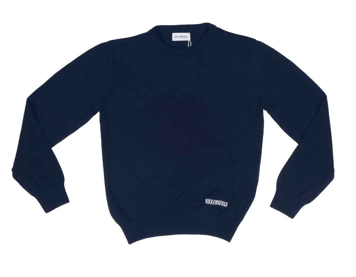 Bikkembergs | Maglione girocollo blu ragazzo