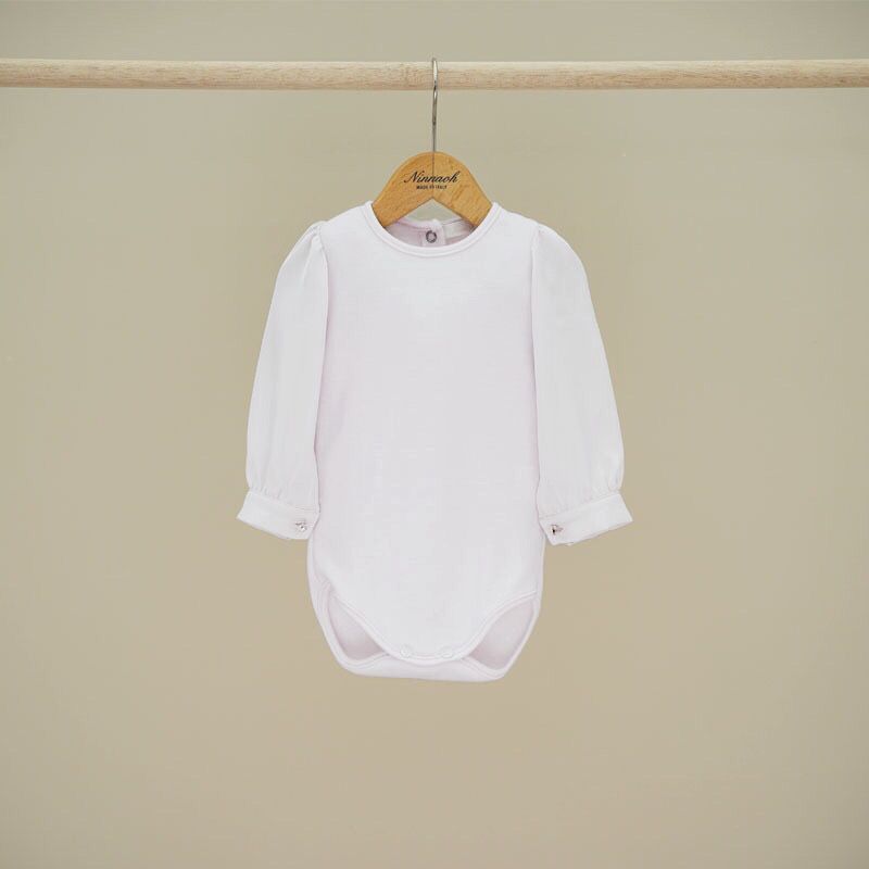 Ninnaoh | Body camicia elegante neonata bianco
