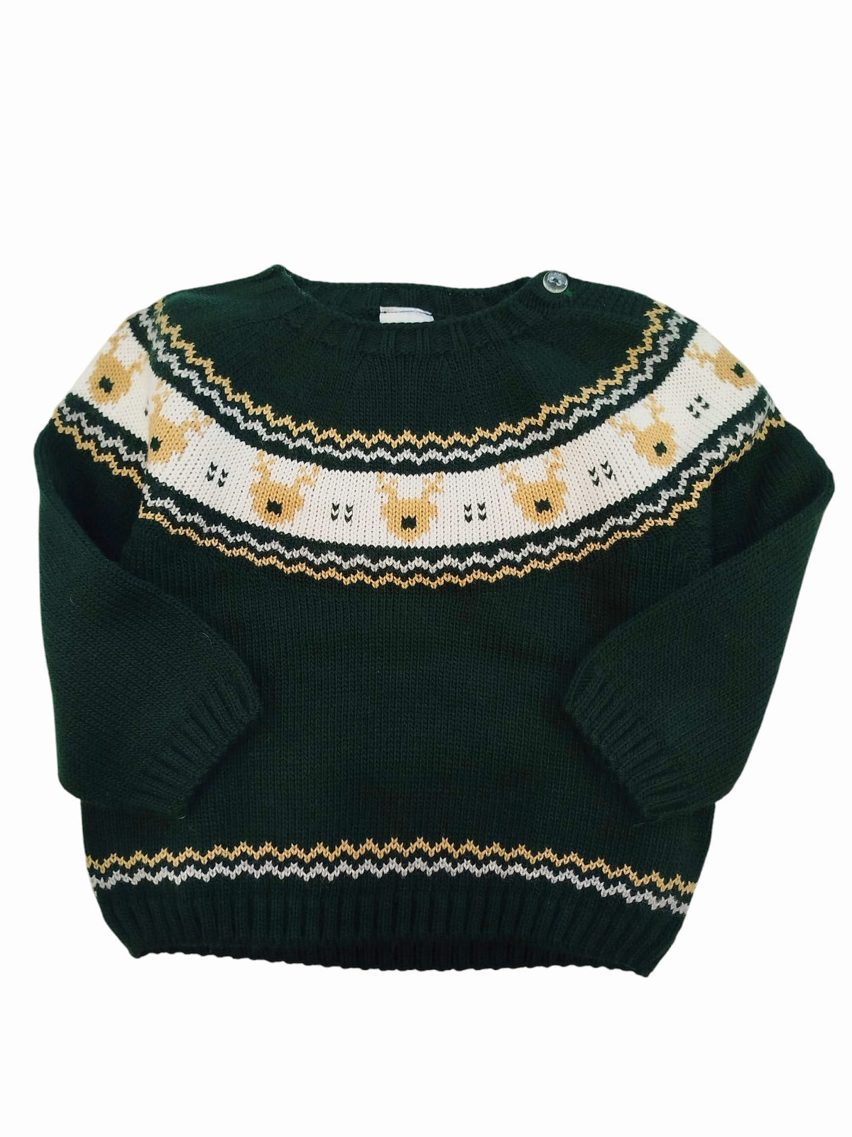 Sardon | Maglione Natale verde renne