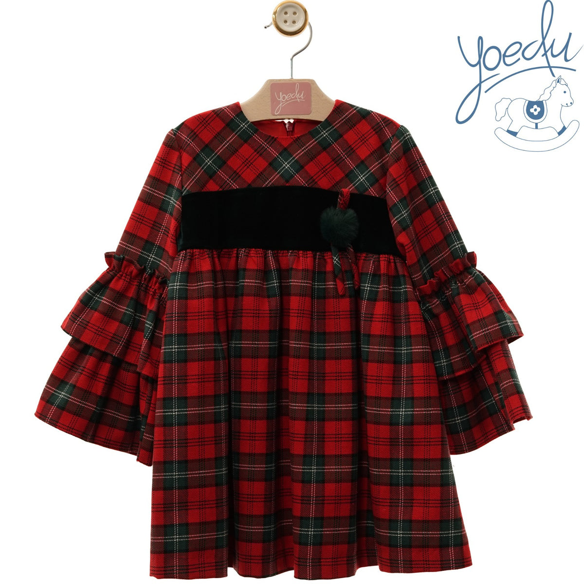 Yoedu | Abito tartan bambina