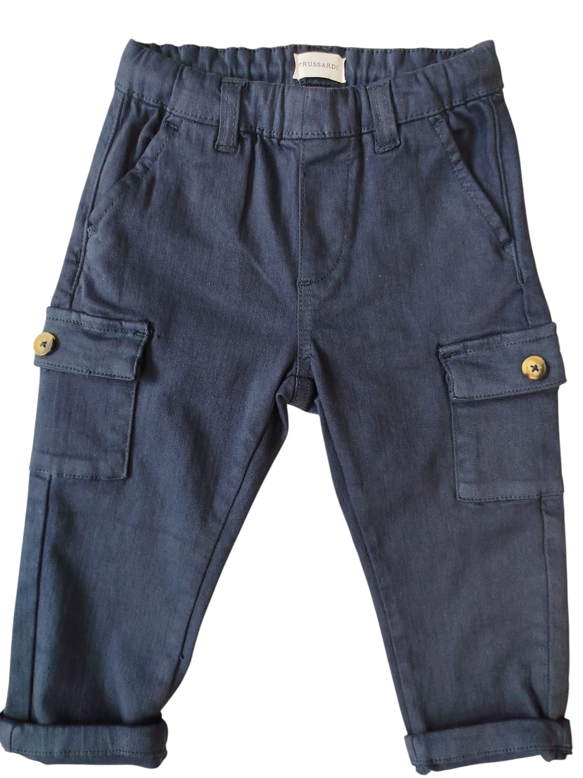 Trussardi | Pantalone blu tasconi