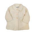 Cappotto panna bouclé neonata