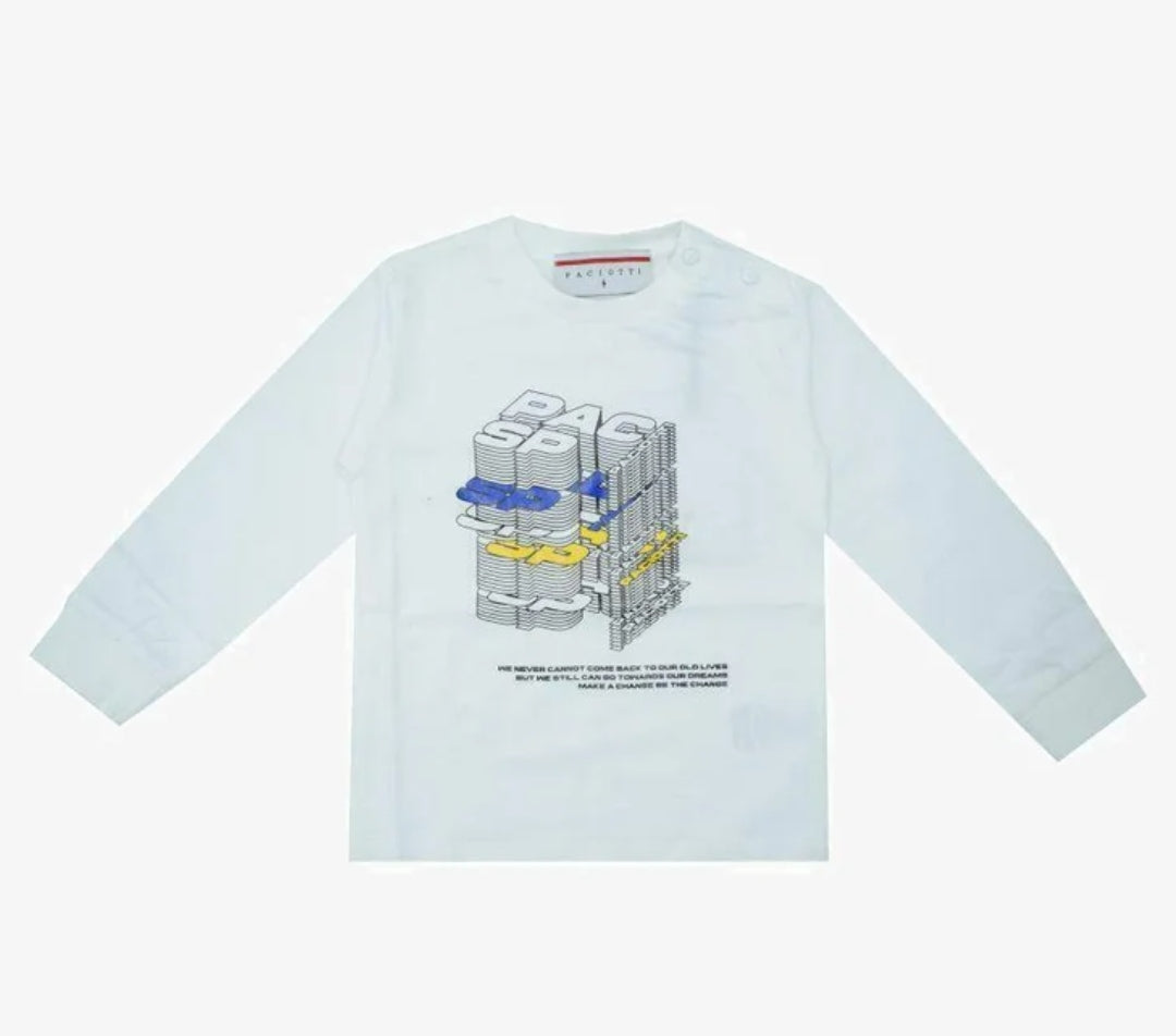 Paciotti | T-shirt bianca bambino