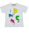 Paciotti | T-shirt bianca bambino lettere colorate