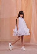 Patrizia Pepe | Abito tulle bianco scampanato bambina