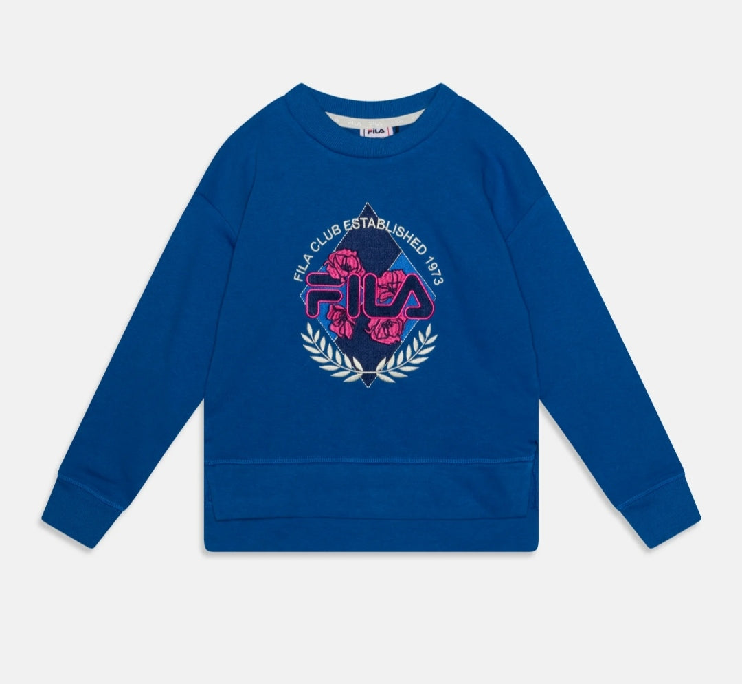 Fila | Felpa garzata azzurra ragazza
